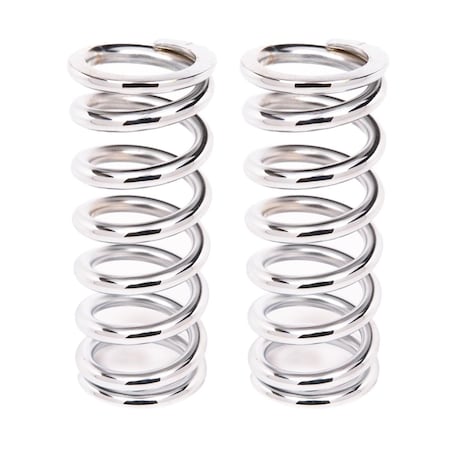 Next Gen International Coil-Over-Spring, 180 lbs. per in. Rate, 9 in. Length - Chrome, Pair 9-180CH2